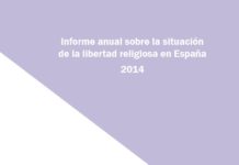 Informe anual sobre la situació de la llibertad religiosa en Espanya 2017