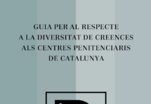GUIA PER AL RESPECTE A LA DIVERSITAT DE CREENCES ALS CENTRES PENITENCIARIS DE CATALUNYA