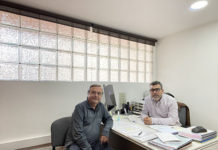 El president d’UCIDCAT rebre al Sr. Josep Maria Pujol en la seu de la Federació.