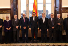 Recepció del Grup de Treball Estable de Religions pel President del Parlament